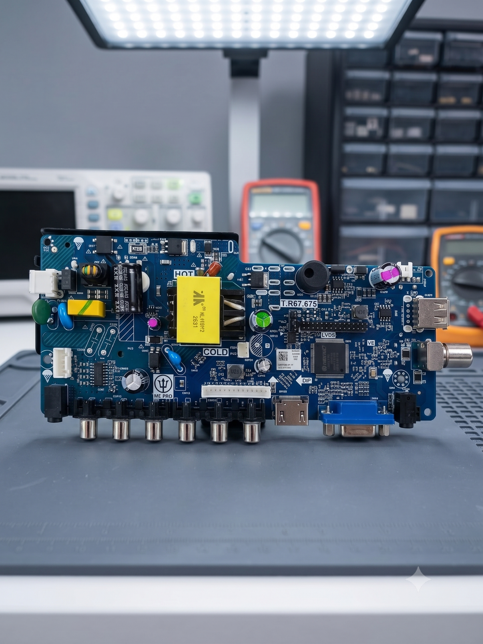 New 24 Inch LED TV Universal Main Board with Remote Control