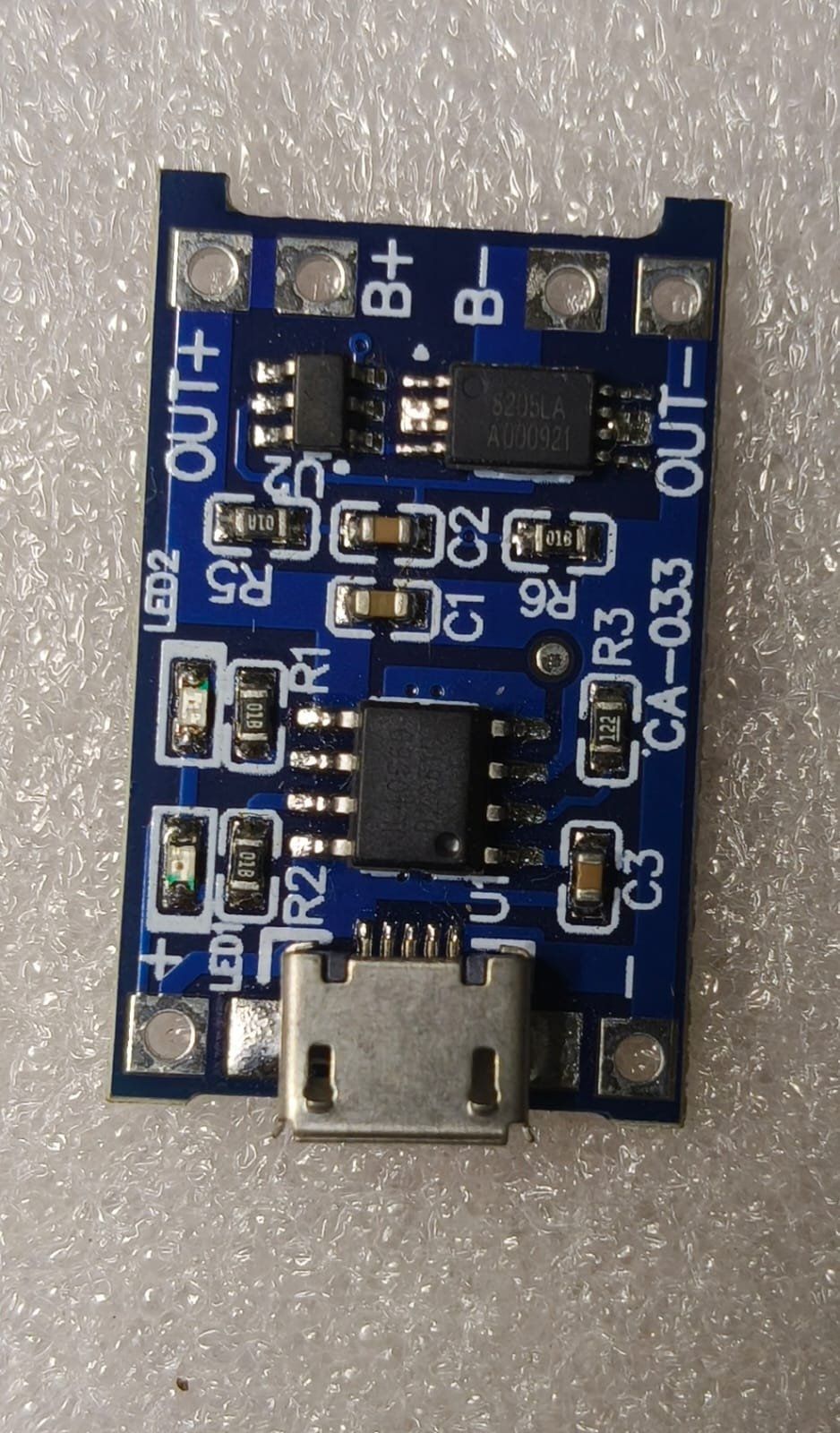 TP4056 Micro USB 5V 1A 18650 Lithium Battery Charger Module with Protection