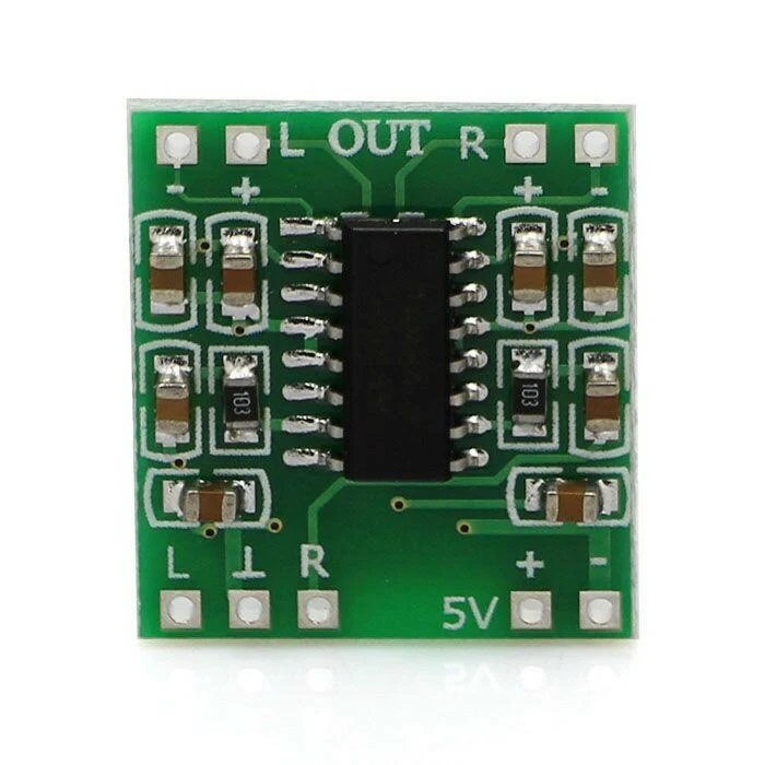 PAM8403 5V 3W+3W Two-Channel Stereo Mini Class-D Audio Amplifier Module  Short Description