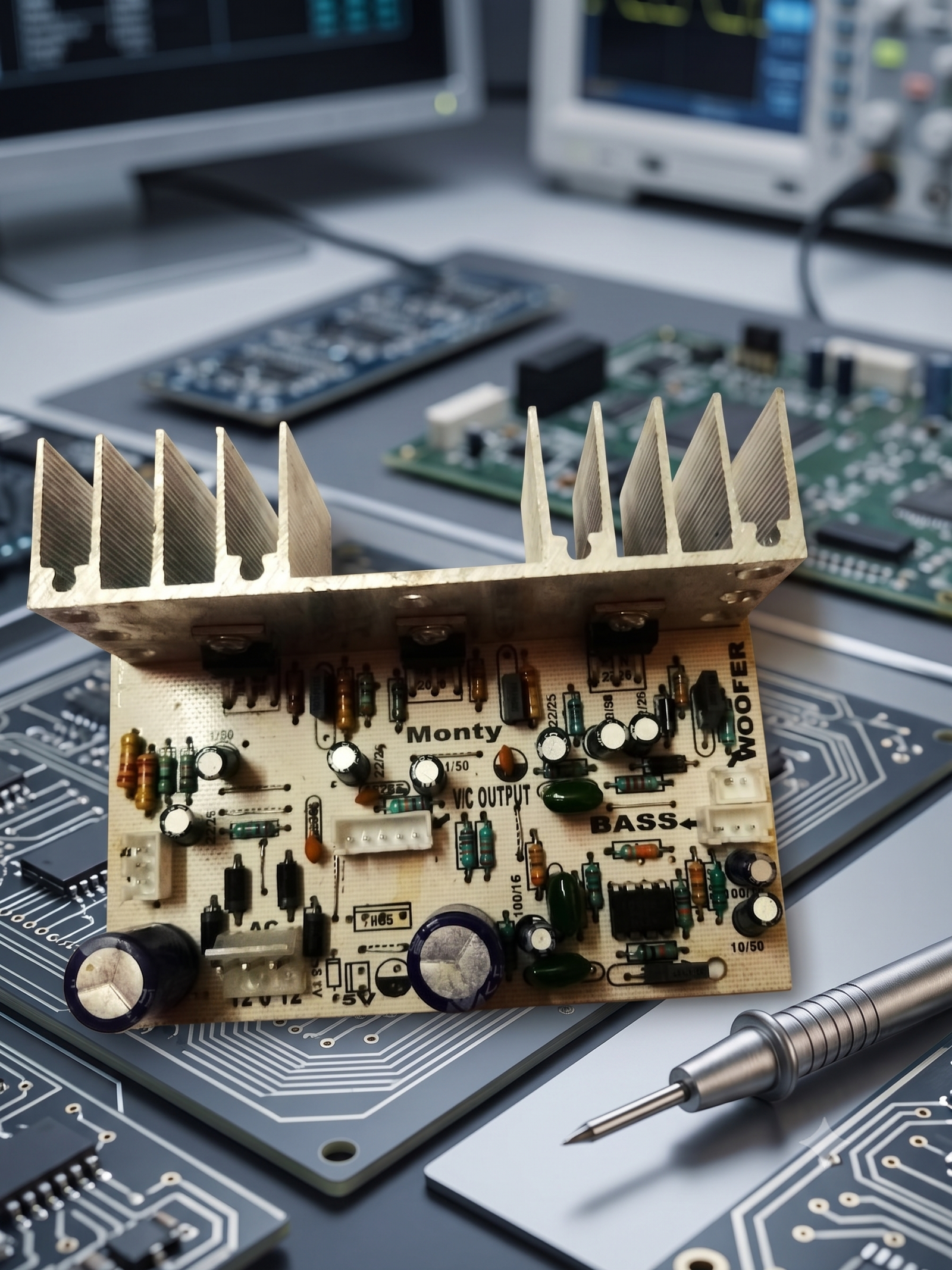 Monty 2.1 Home Theater Audio Amplifier Board – TDA2030 Based