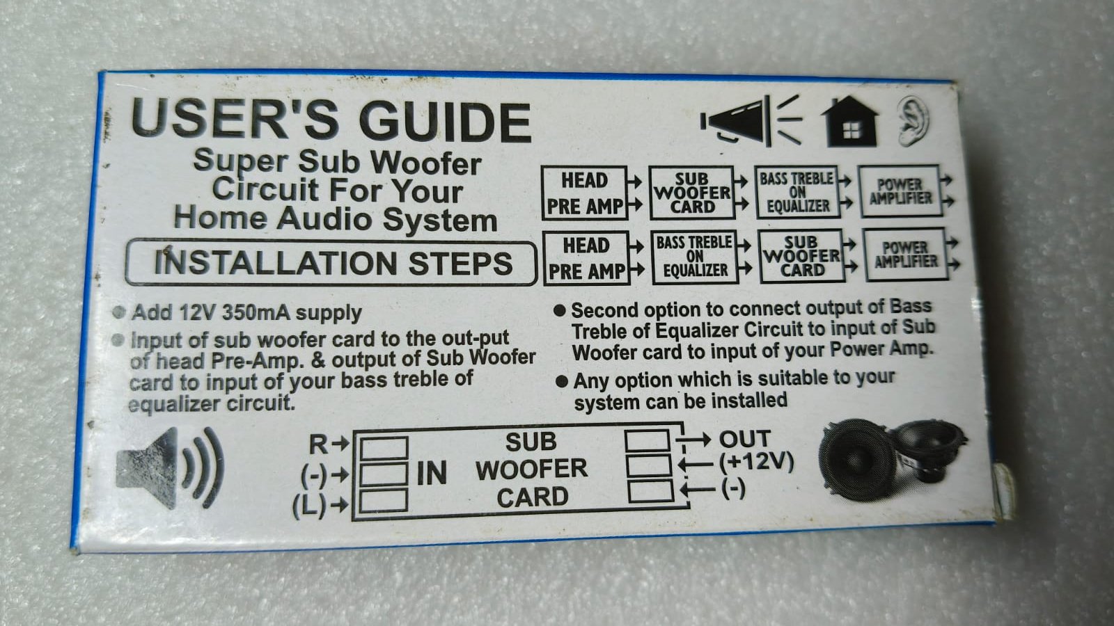 Super Subwoofer Circuit Board for Home Audio System